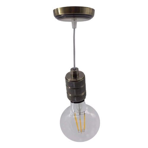 KIT COLG.E27 C/PORTALAMP.NASHVILLE BCE.VERDE 9501